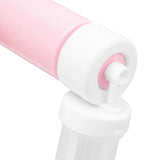 Manual Cake Airbrush DIY Multiple Colors Leakage Proof Plastic Cake Airbrush Pump with Transparent Tank for Cake Pink - Extra Image