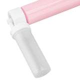 Manual Cake Airbrush DIY Multiple Colors Leakage Proof Plastic Cake Airbrush Pump with Transparent Tank for Cake Pink