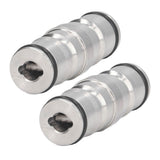 2 Pcs Homebrew Beer Keg Ball Lock Post Connector Stainless Steel Durable Quick Ball Lock Connector