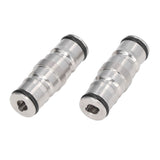 2 Pcs Homebrew Beer Keg Ball Lock Post Connector Stainless Steel Durable Quick Ball Lock Connector