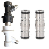 2 Pcs Homebrew Beer Keg Ball Lock Post Connector Stainless Steel Durable Quick Ball Lock Connector