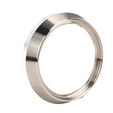 58mm Dosing Funnel Anti Flying Powder Stainless Steel Dosing Rings for Household Coffee Shop - Top-Down View