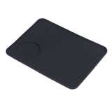 Coffee Tamping Mat Soft Flexible Black Food Grade Silicone Odorless Non Slip Coffee Corner Tamper Mat