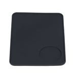 Coffee Tamping Mat Soft Flexible Black Food Grade Silicone Odorless Non Slip Coffee Corner Tamper Mat