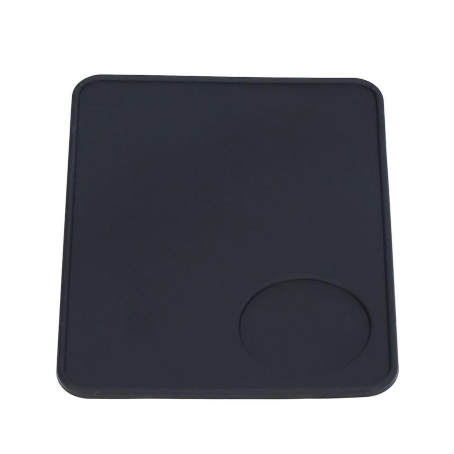 Coffee Tamping Mat Soft Flexible Black Food Grade Silicone Odorless Non Slip Coffee Corner Tamper Mat