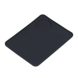 Coffee Tamping Mat Soft Flexible Black Food Grade Silicone Odorless Non Slip Coffee Corner Tamper Mat