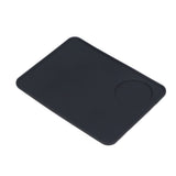 Coffee Tamping Mat Soft Flexible Black Food Grade Silicone Odorless Non Slip Coffee Corner Tamper Mat