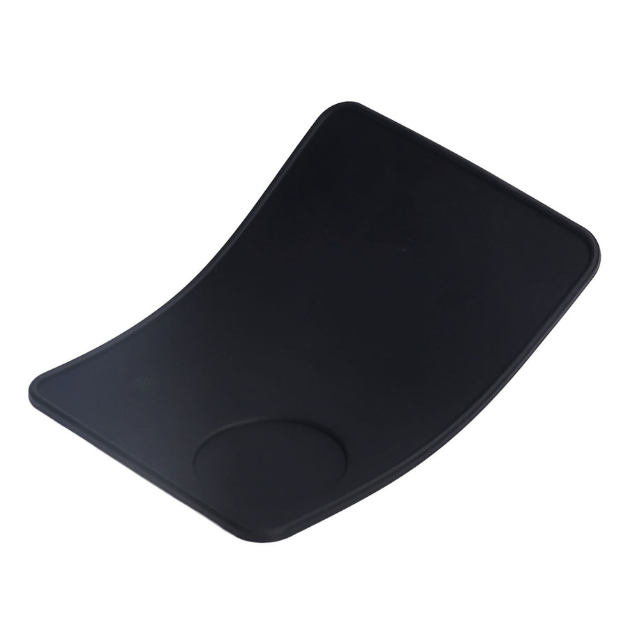 Coffee Tamping Mat Soft Flexible Black Food Grade Silicone Odorless Non Slip Coffee Corner Tamper Mat