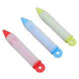 3 Set Cake Decorating Pen Tool Kit Food Grade Silicone Detachable DIY Cake Icing Pen with 12 Patterns for Food Writing