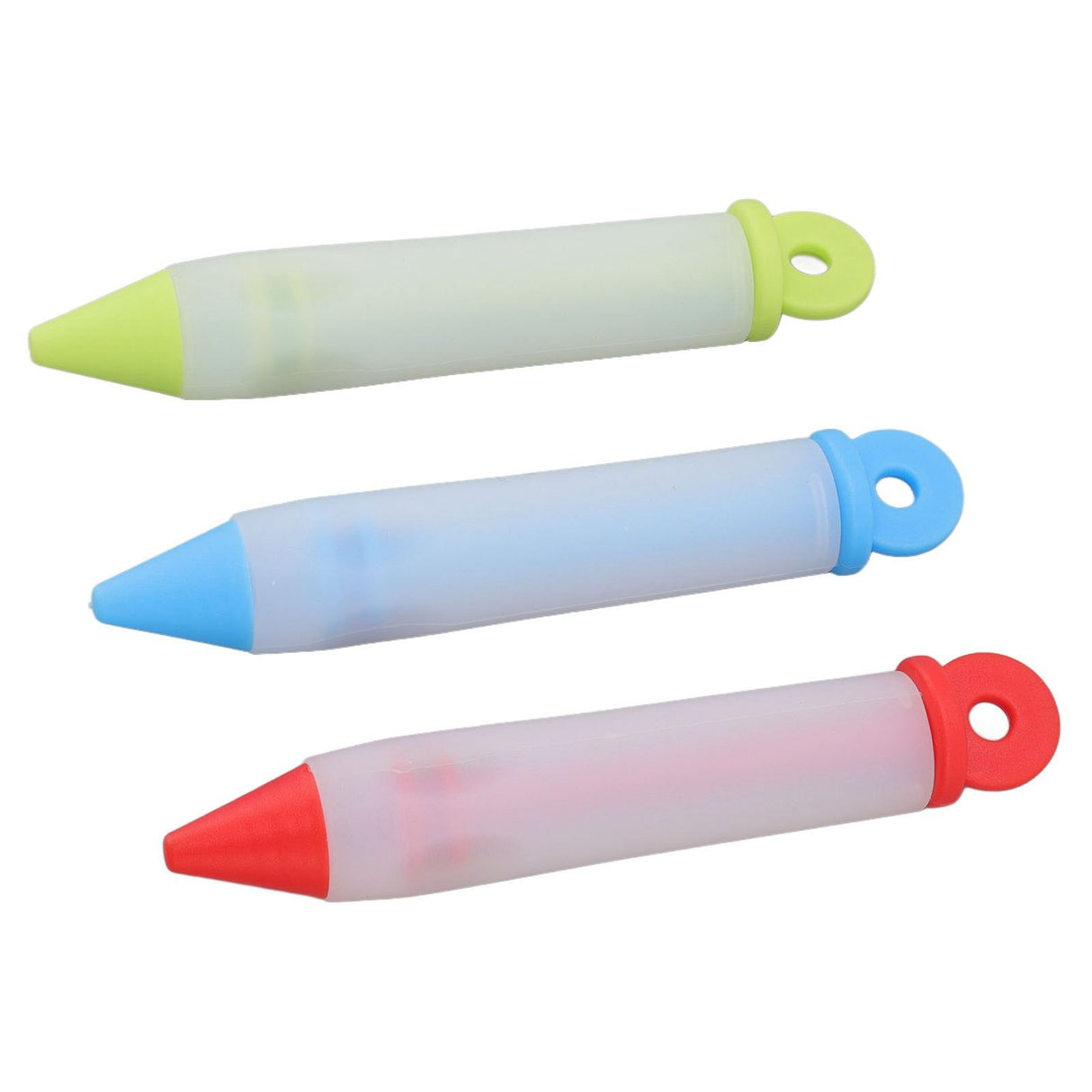 3 Set Cake Decorating Pen Tool Kit Food Grade Silicone Detachable DIY Cake Icing Pen with 12 Patterns for Food Writing