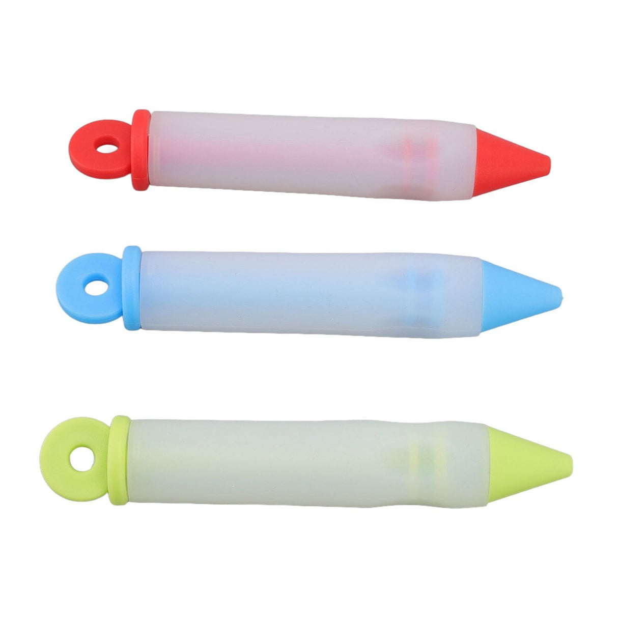 3 Set Cake Decorating Pen Tool Kit Food Grade Silicone Detachable DIY Cake Icing Pen with 12 Patterns for Food Writing