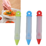 3 Set Cake Decorating Pen Tool Kit Food Grade Silicone Detachable DIY Cake Icing Pen with 12 Patterns for Food Writing