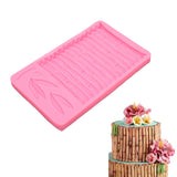 Chinese Style Bamboo Leaf Silicone Mold Bamboo Pattern Baking Mould for DIY Cake Fondant Chocolate