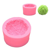 Aromatherapy Gypsum Candle Mould Chocolate Mousse Silicone Mold for Three Dimensional Wool Ball Decorating Cakes - Extra Image