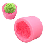 Aromatherapy Gypsum Candle Mould Chocolate Mousse Silicone Mold for Three Dimensional Wool Ball Decorating Cakes - Extra Image