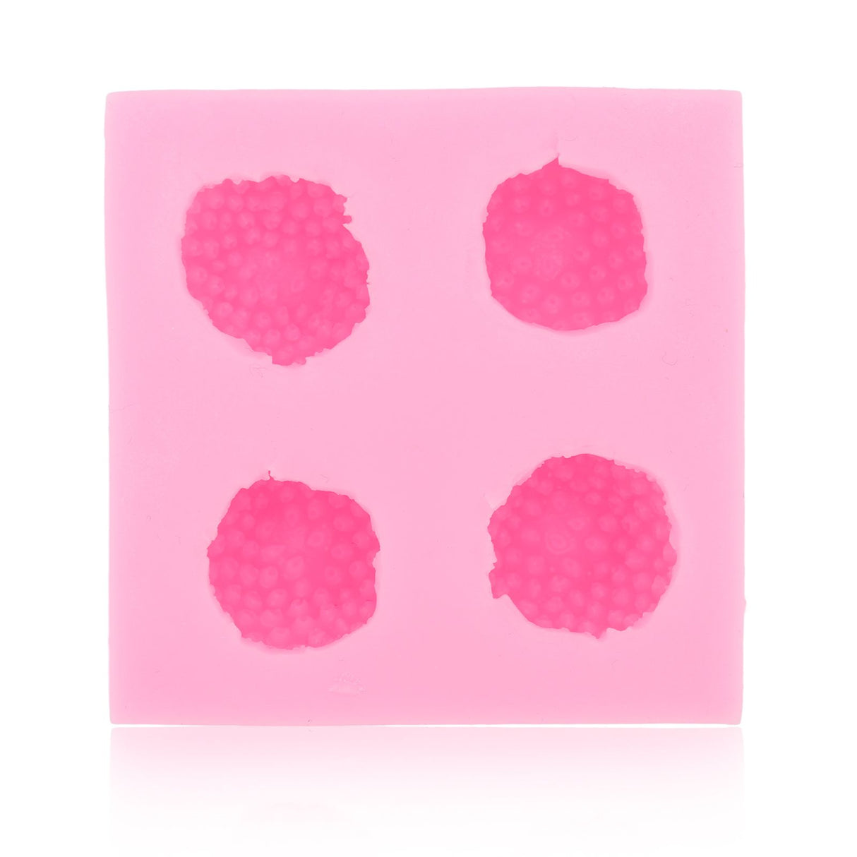 Strawberry Silicone Mold Multipurpose Prevents Stick Soft Food Grade Silicone Fondant Mould for DIY Chocolate Candy Pink
