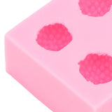 Strawberry Silicone Mold Multipurpose Prevents Stick Soft Food Grade Silicone Fondant Mould for DIY Chocolate Candy Pink