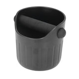 Coffee Grounds Bucket Portable ABS Coffee Knock Box with Skid Resistance Rubber Mat for Home Cafe Bar - Top-Down View