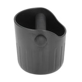 Coffee Grounds Bucket Portable ABS Coffee Knock Box with Skid Resistance Rubber Mat for Home Cafe Bar - Rear View