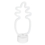 Neon Night Light Battery Powered Removable Base 20000 Hours Lamp Life Green Warm Light for Home