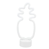 Neon Night Light Battery Powered Removable Base 20000 Hours Lamp Life Green Warm Light for Home