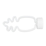 Neon Night Light Battery Powered Removable Base 20000 Hours Lamp Life Green Warm Light for Home