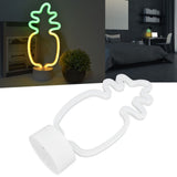 Neon Night Light Battery Powered Removable Base 20000 Hours Lamp Life Green Warm Light for Home - Extra Image