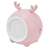 Cute Pet Night Light Portable Adjustable Brightness Eye Protection Three Level Color Temperature Bedroom Night LightPink - Rear View