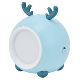 Cute Pet Night Light Portable Adjustable Brightness Eye Protection Three Level Color Temperature Bedroom Night LightBlue