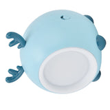 Cute Pet Night Light Portable Adjustable Brightness Eye Protection Three Level Color Temperature Bedroom Night LightBlue - Rear View