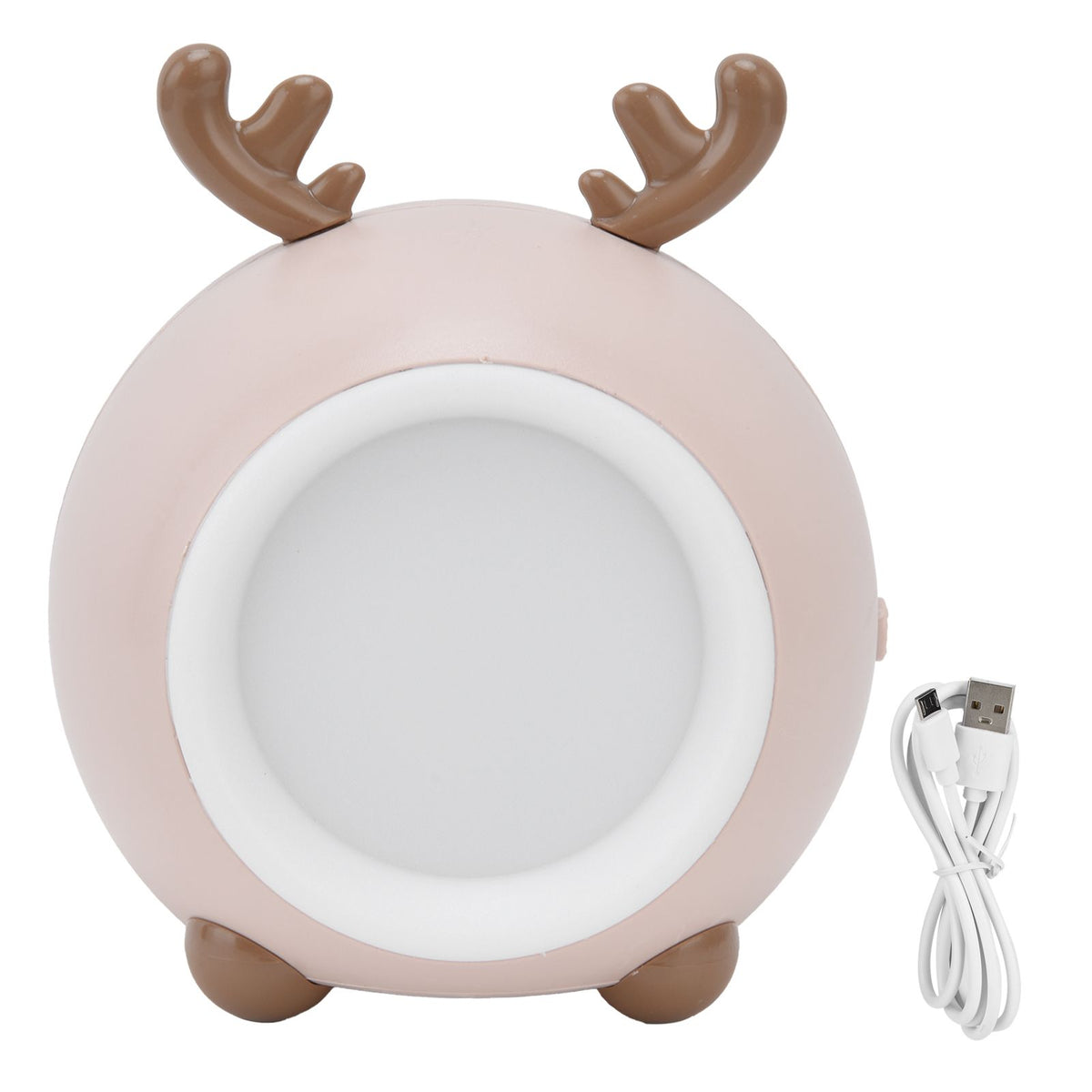 Cute Pet Night Light Portable Adjustable Brightness Eye Protection Three Level Color Temperature Bedroom Night LightGrey