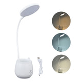 LED Desk Lamp Plastic Flexible Desk LED Light with Pen Holder for Table Lighting 5V