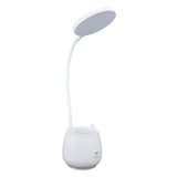 LED Desk Lamp Plastic Flexible Desk LED Light with Pen Holder for Table Lighting 5V - Front View