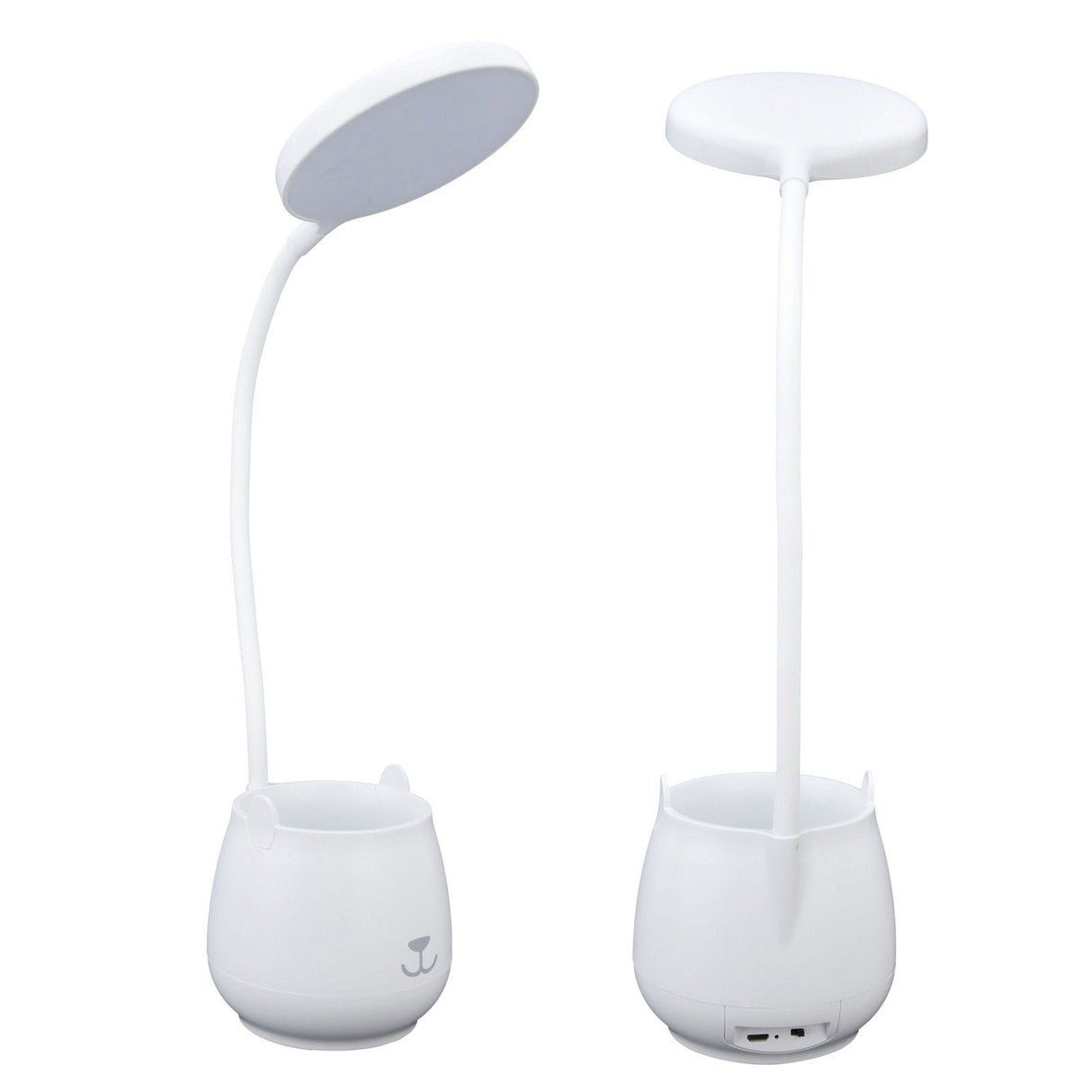 LED Desk Lamp Plastic Flexible Desk LED Light with Pen Holder for Table Lighting 5V