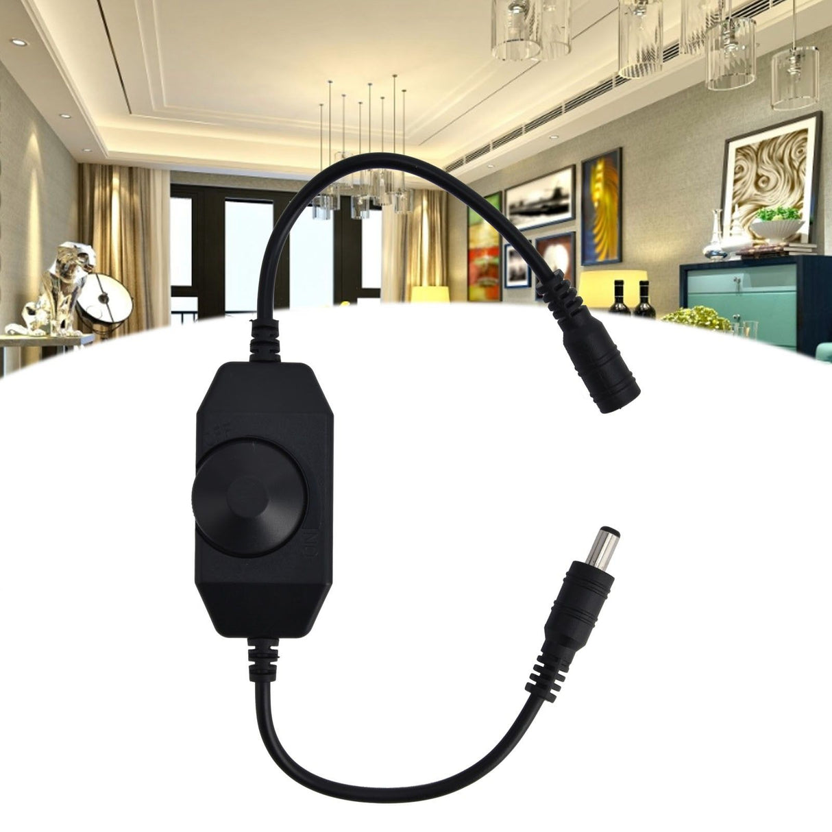 LED Strip Lights Dimmer Easy to Use Stepless Dimming Durable LED Rope Light Dimmer Switch