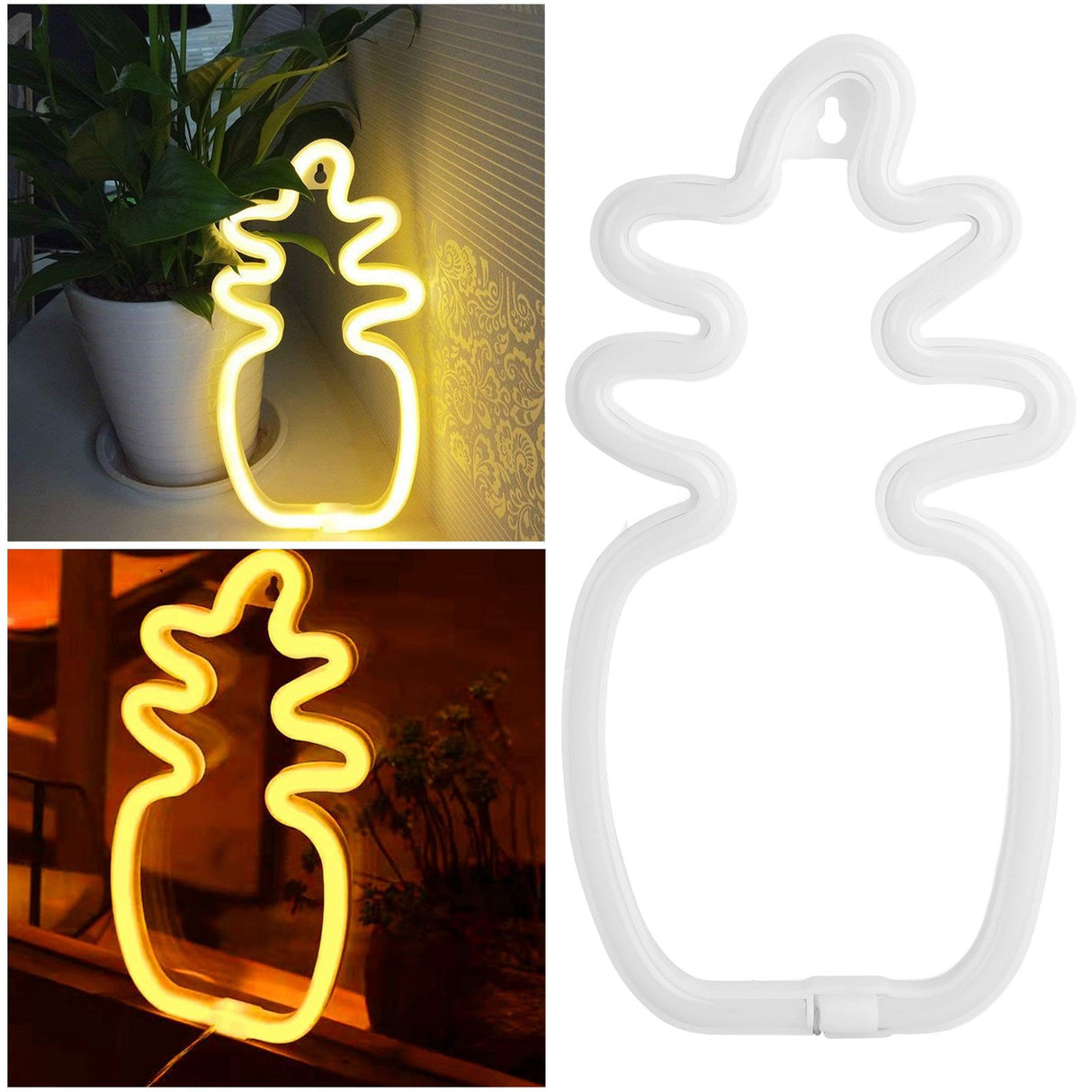 Pineapple Neon Light Waterproof Fruit LED Neon Signs for Party Holiday Decoration