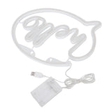 Neon Light USB Powered Battery Operated Hello LED Neon Sign for Restaurant Decoration Bar Decoration 5V