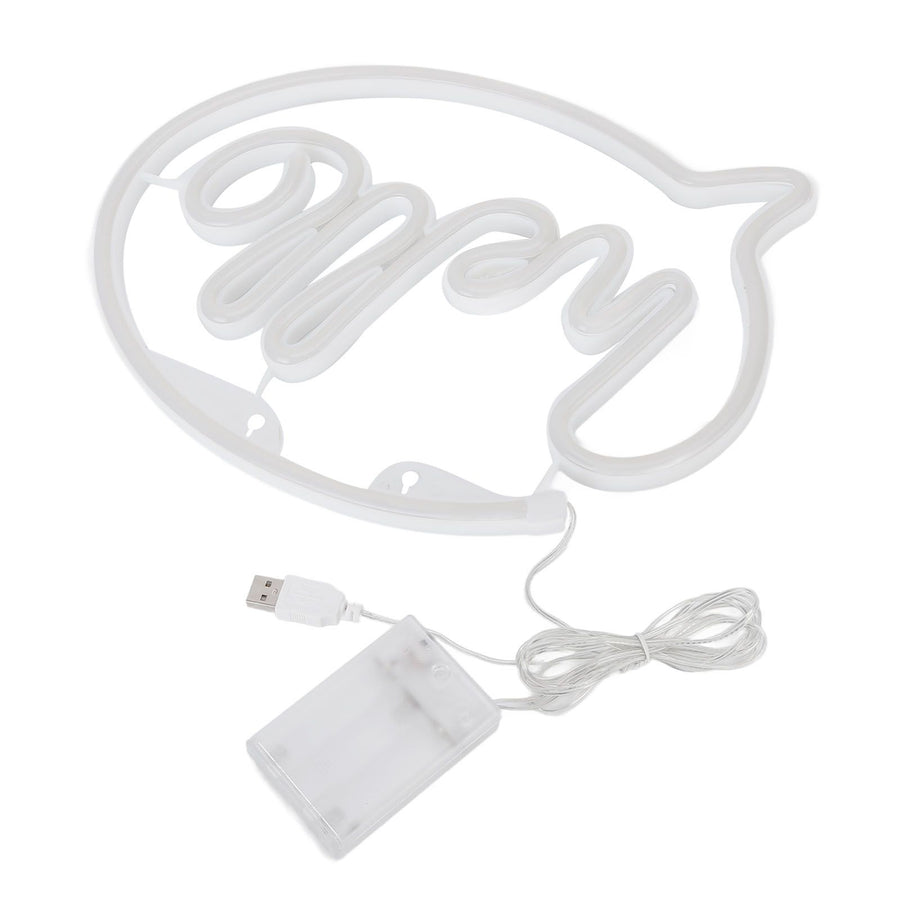 Neon Light USB Powered Battery Operated Hello LED Neon Sign for Restaurant Decoration Bar Decoration 5V