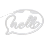 Neon Light USB Powered Battery Operated Hello LED Neon Sign for Restaurant Decoration Bar Decoration 5V
