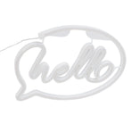 Neon Light USB Powered Battery Operated Hello LED Neon Sign for Restaurant Decoration Bar Decoration 5V