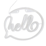 Neon Light USB Powered Battery Operated Hello LED Neon Sign for Restaurant Decoration Bar Decoration 5V