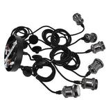 6 Arms Ajustable DIY Ceiling Spider Lamp Holder Retro Beautifully Classic Spider Pendent Lamps Holder - Top-Down View