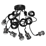 6 Arms Ajustable DIY Ceiling Spider Lamp Holder Retro Beautifully Classic Spider Pendent Lamps Holder