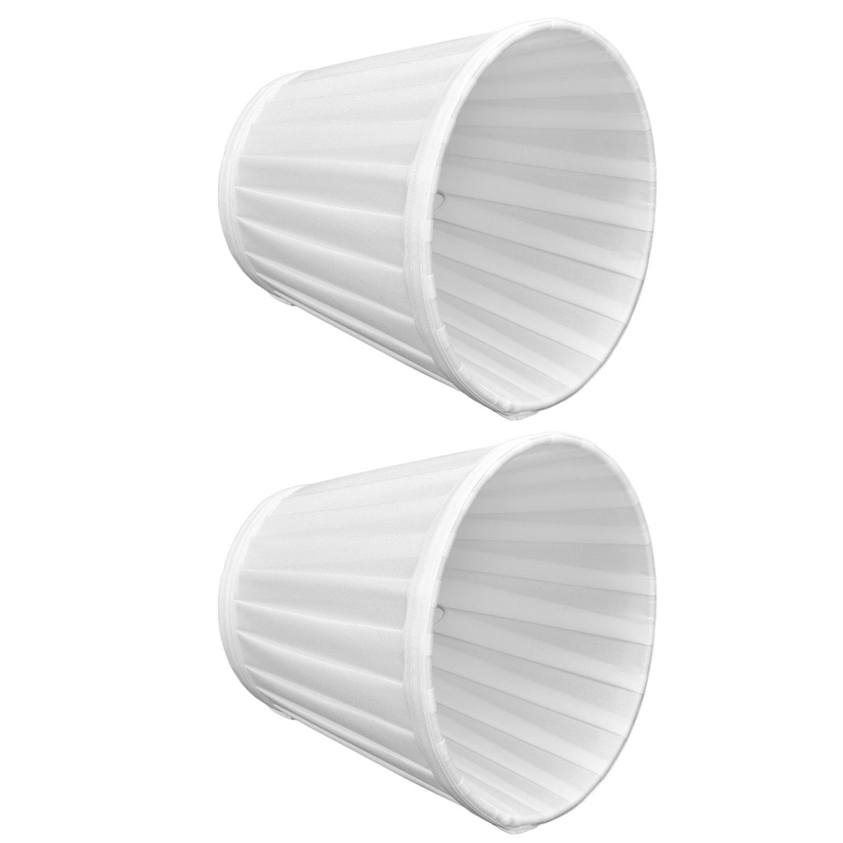 2 Pcs Double Small Lamp Shade Clip On Bulb Comfortable Material Barrel Fabric Lampshade for Table Chandelier Wall LampPX07