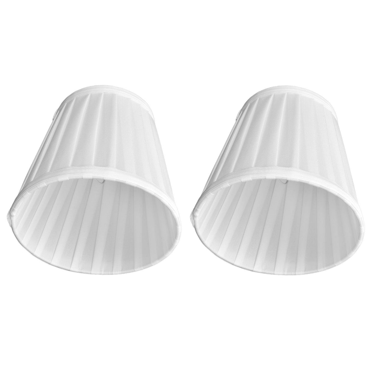 2 Pcs Double Small Lamp Shade Clip On Bulb Comfortable Material Barrel Fabric Lampshade for Table Chandelier Wall LampPX07