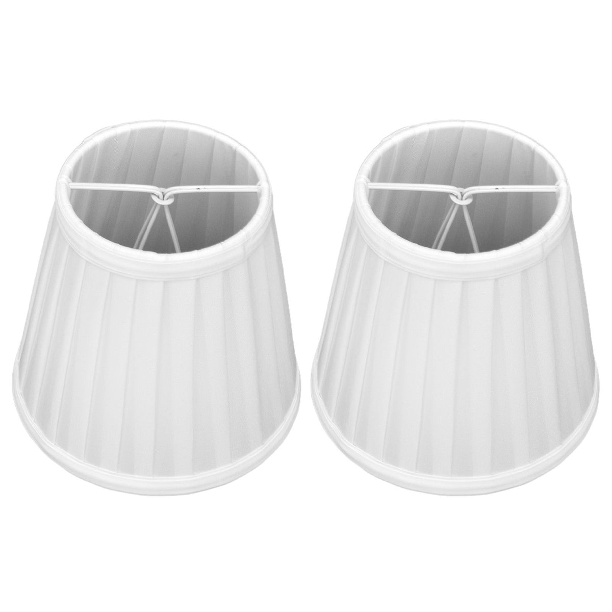 2 Pcs Double Small Lamp Shade Clip On Bulb Comfortable Material Barrel Fabric Lampshade for Table Chandelier Wall LampPX07
