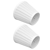 2 Pcs Double Small Lamp Shade Clip On Bulb Comfortable Material Barrel Fabric Lampshade for Table Chandelier Wall LampPX07