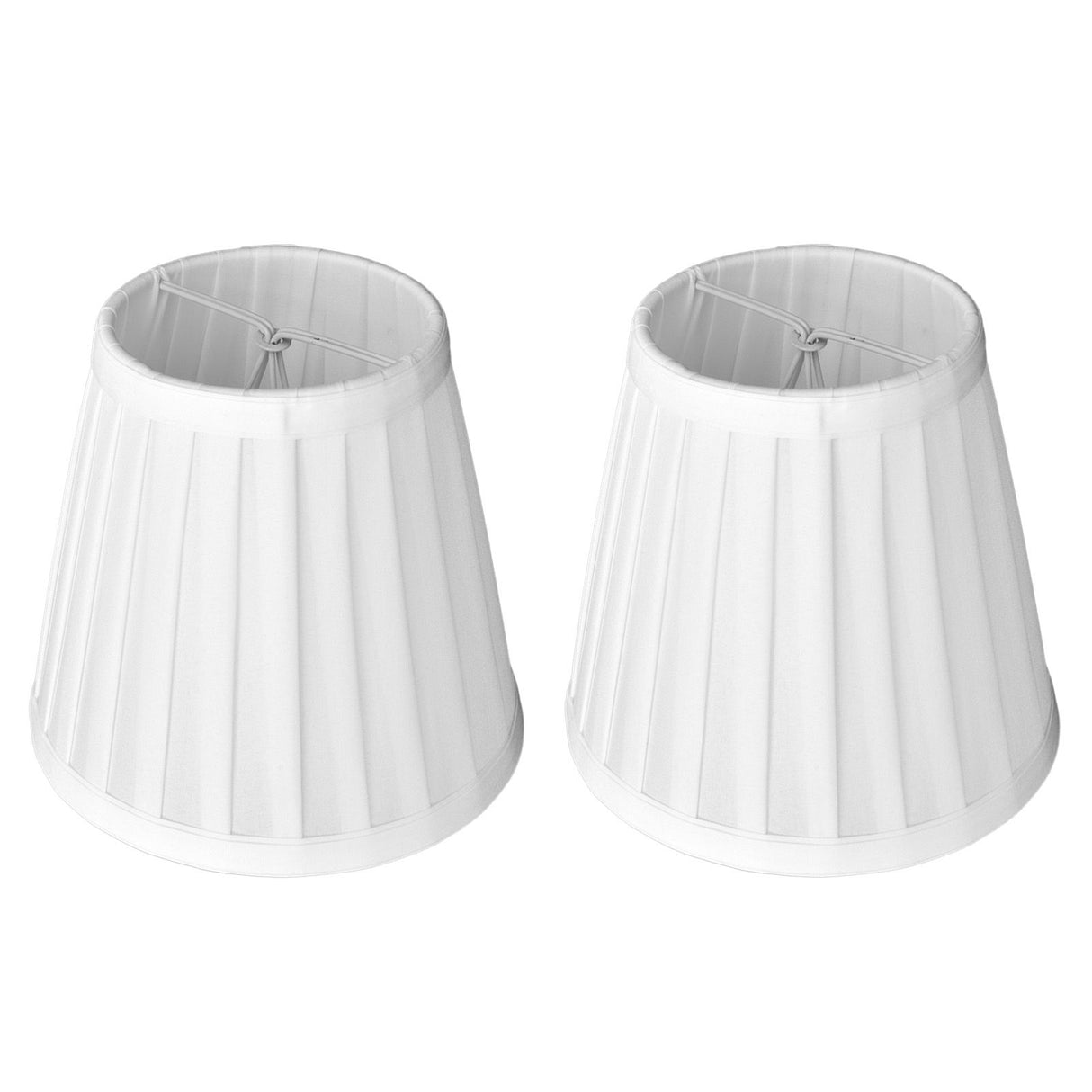 2 Pcs Double Small Lamp Shade Clip On Bulb Comfortable Material Barrel Fabric Lampshade for Table Chandelier Wall LampPX07