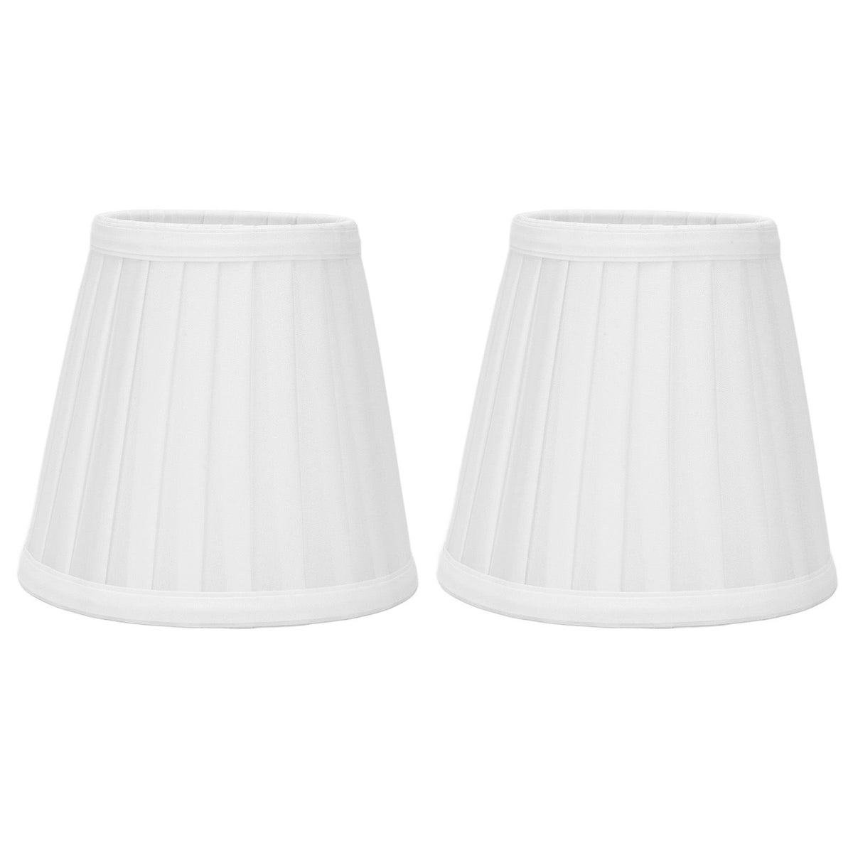 2 Pcs Double Small Lamp Shade Clip On Bulb Comfortable Material Barrel Fabric Lampshade for Table Chandelier Wall LampPX07