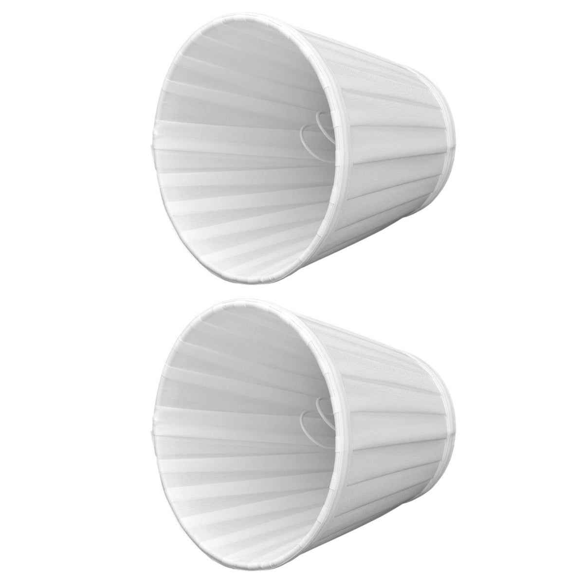 2 Pcs Double Small Lamp Shade Clip On Bulb Comfortable Material Barrel Fabric Lampshade for Table Chandelier Wall LampPX07